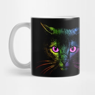 Rainbow Cat Face Mug